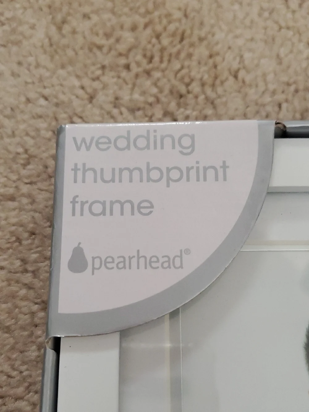 Wedding Thumbprint Frame